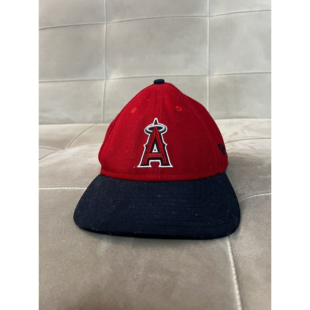 Los Angeles Anaheim Angels MLB New ERA 3930 Angels Halo Red Black M/L Hat Cap